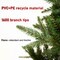 6 -foot artificial Christmas tree with no light, no light hinged cloud fir PVC/PE Christmas tree, suitable for indoor and outdoor